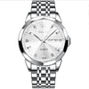 Men Diamond Luxury Stainless Steel Wristwatch