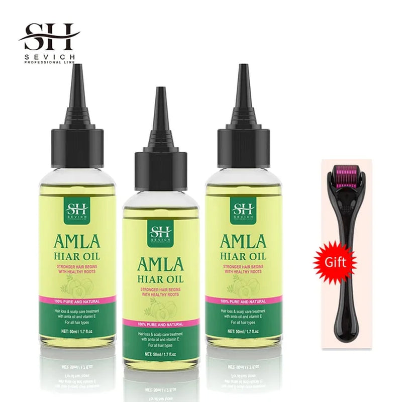 100% Pure India Amla Hair Oil Ayurvedic Hair Growth Oil Gooseberry Hair Oil Hair Regrowth Serum Neem Oil anti Hair Loss Products