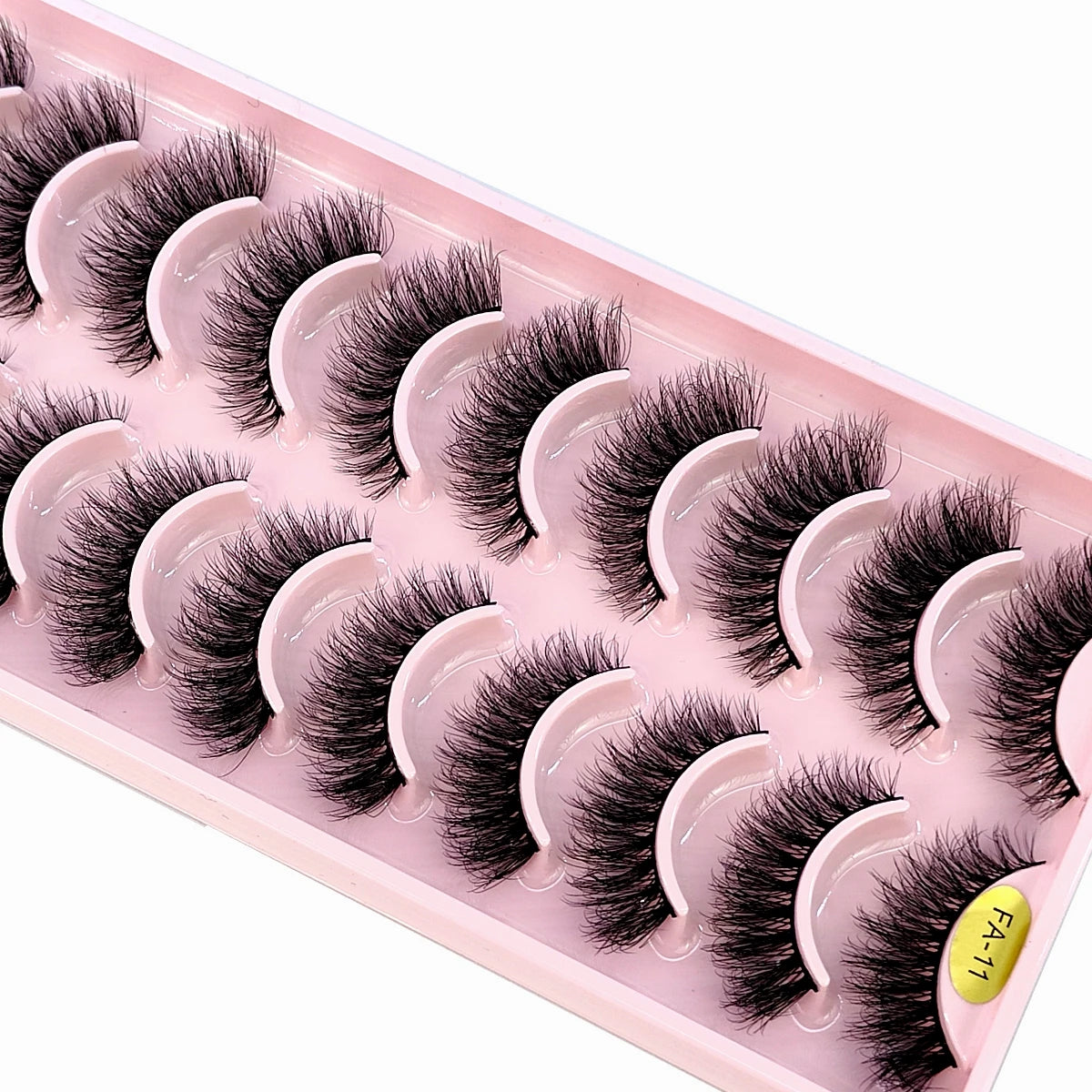 New 10 Pairs Natural False Eyelashes Fake Lashes Long Makeup 3D Mink Lashes Extension Eyelash Mink Eyelashes for Beauty