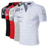 Men Polo Men Shirt Short Sleeve Polo Shirt Print Polo New Clothing Summer Streetwear Casual Fashion Men Tops